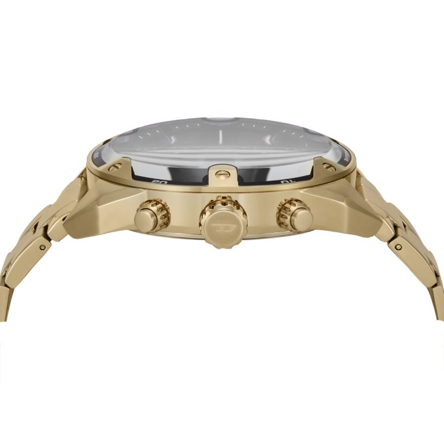 ディーゼル DIESEL 腕時計 メンズ SPIKED クロノグラフ ゴールドトーン