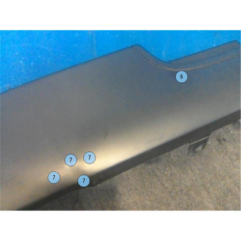 トヨタ 純正 レジアスエース 《 KDH201V 》 リアバンパー 52159-26490