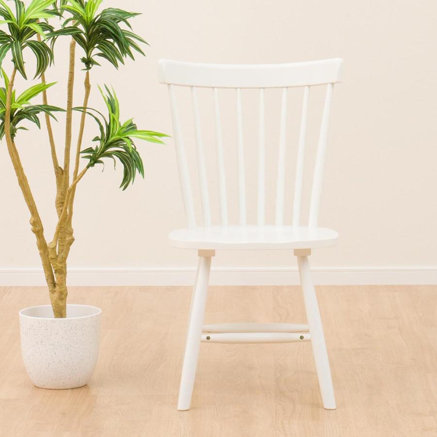 ニトリ（NITORI） ダイニングチェア（トーンSW WH） 食卓椅子 木製