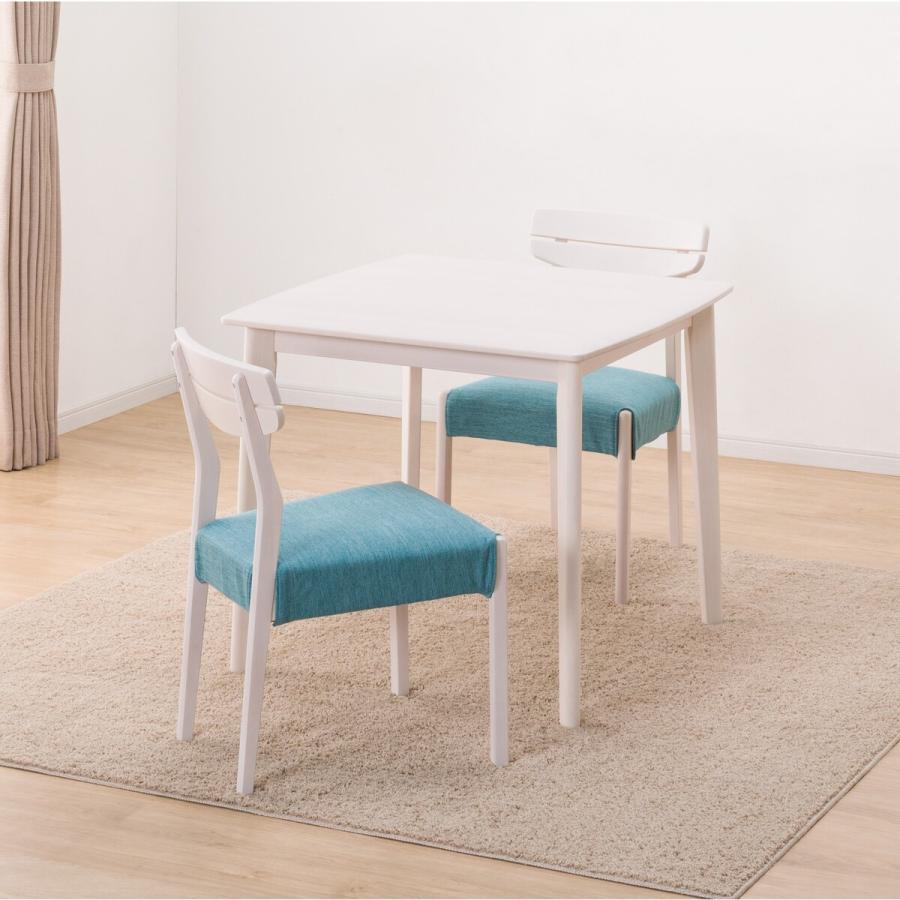 ニトリ（NITORI） 幅80 ダイニングテーブル3点セット（DTアルナス