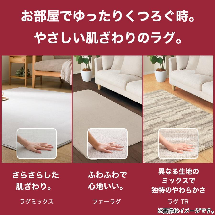 ニトリ（NITORI） ウレタン入り ラグ(ミックス 200X240 RA05) 柄物