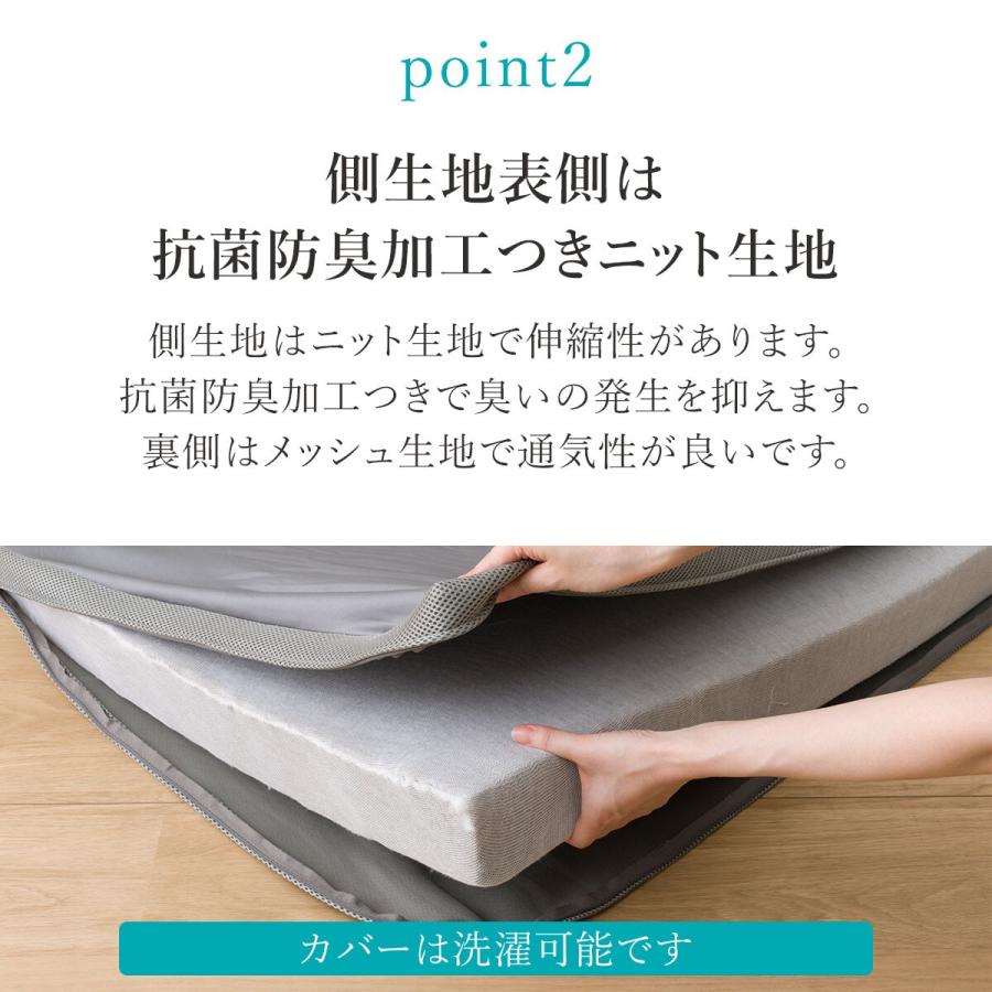 ニトリ（NITORI） 高反発 敷布団 セミダブル(プレミアサポート F2301