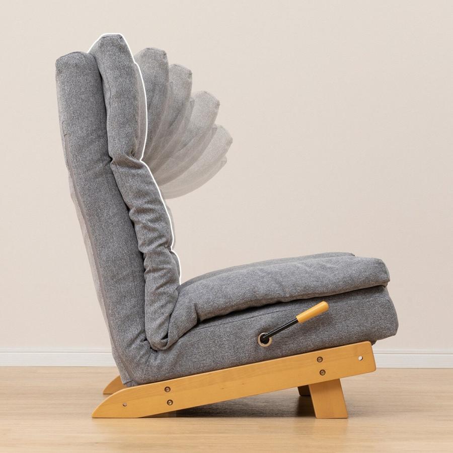 ニトリ（NITORI） リクライニングソファ ローソファ 座椅子 1人掛け(KJ