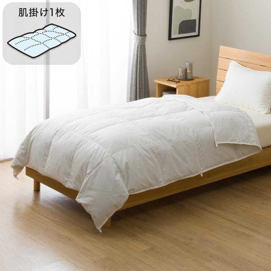 ニトリ（NITORI） 2枚合わせ羽毛掛ふとん クイーン(NTR-2 K2520 Q