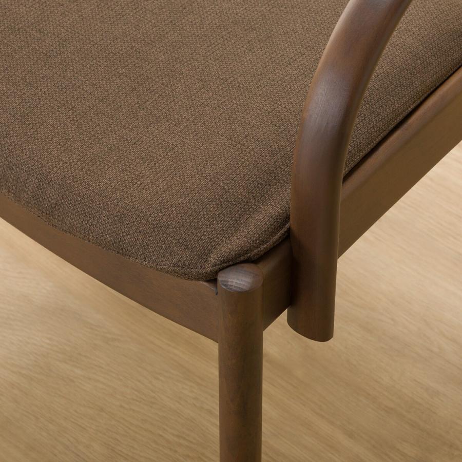 ニトリ（NITORI） ダイニングチェア(Nコレクション C-07肘付き MBR/AQ