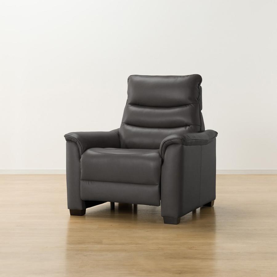 ニトリ（NITORI） 1人用電動リクライニングソファ(Nビリーバ3 厚革 DGY