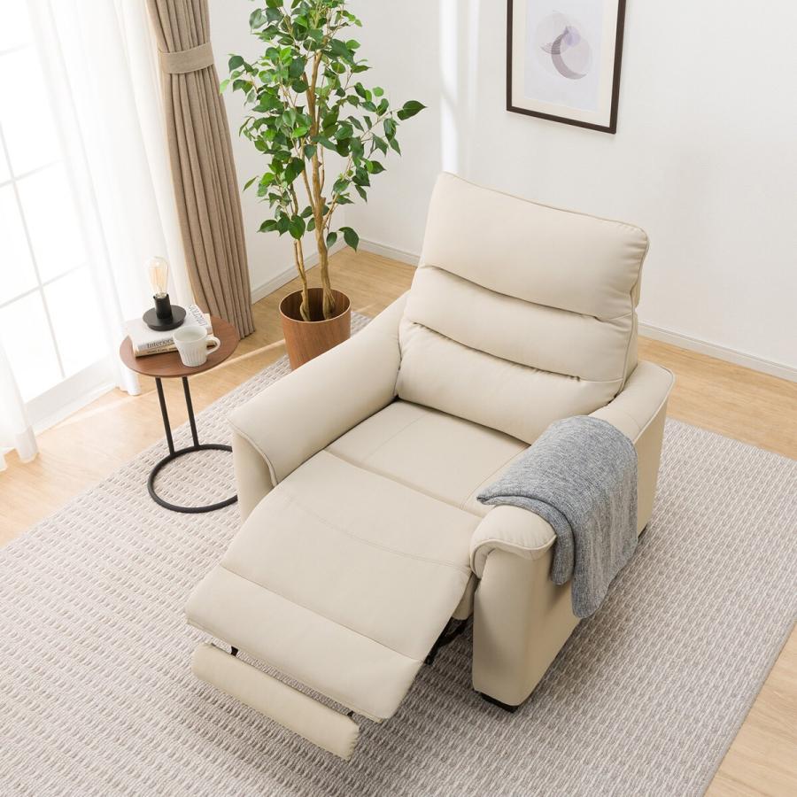 ニトリ（NITORI） 傷・汚れに強い合成皮革 1人用電動リクライニング