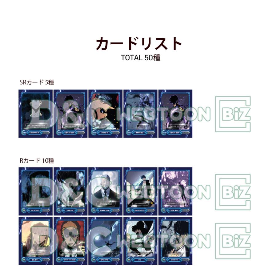 韓国 コミック グッズ『俺だけレベルアップな件 コレクションカード