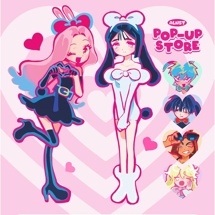 韓国 グッズ『ALIEN STAGE エイリアンステージ うさぎ ランダム 缶