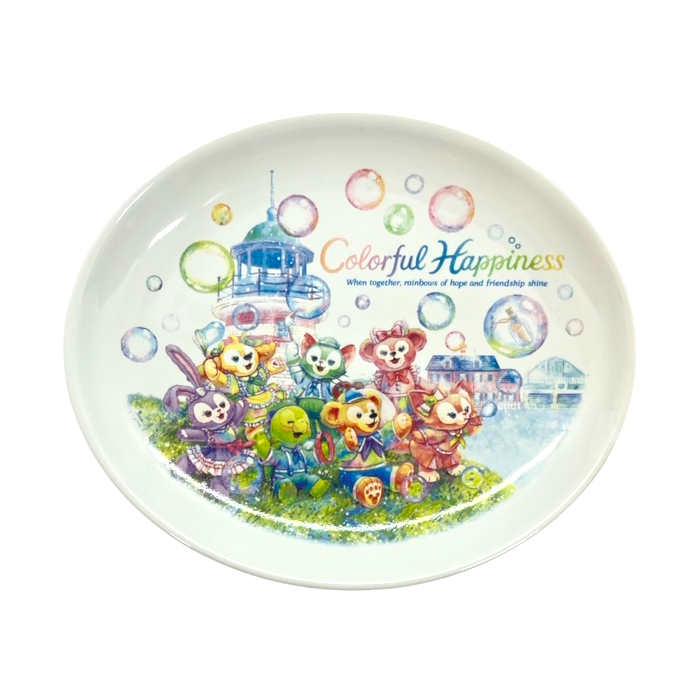 スーベニアプレート ダッフィー＆フレンズ 20周年 カラフルハピネス