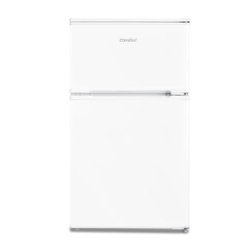 COMFEE' 冷蔵庫 90L 幅47.8cm 2ドア 右開き コンパクト 耐熱天板