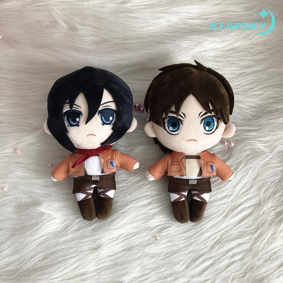 進撃の巨人 リヴァイ 兵長 エレン ミカサ・アッカ―マン ぬいぐるみ