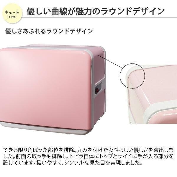 タオルウォーマー C-080 前開き 8L ホワイト 高さ27×幅32×奥行27cm