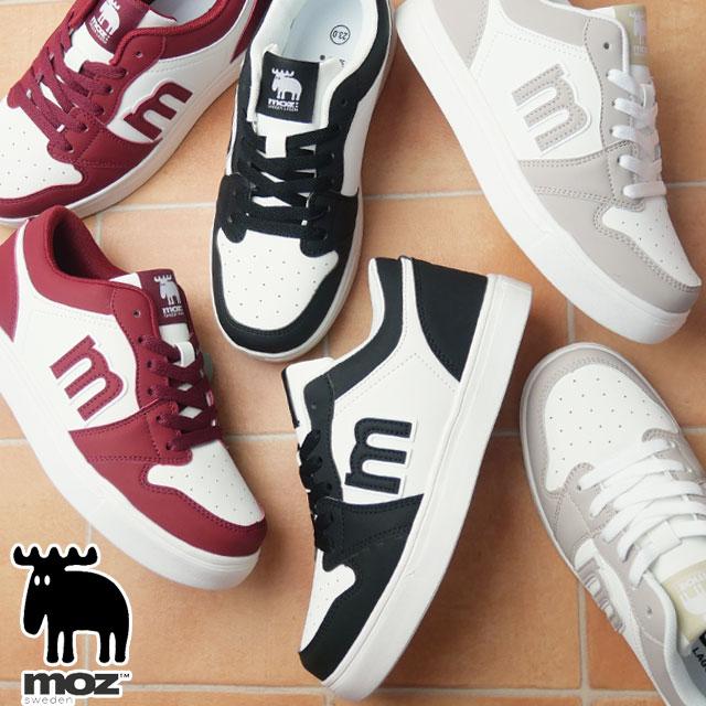 moz（モズ） スニーカー レディース ローカット 軽量 コートタイプ MZ