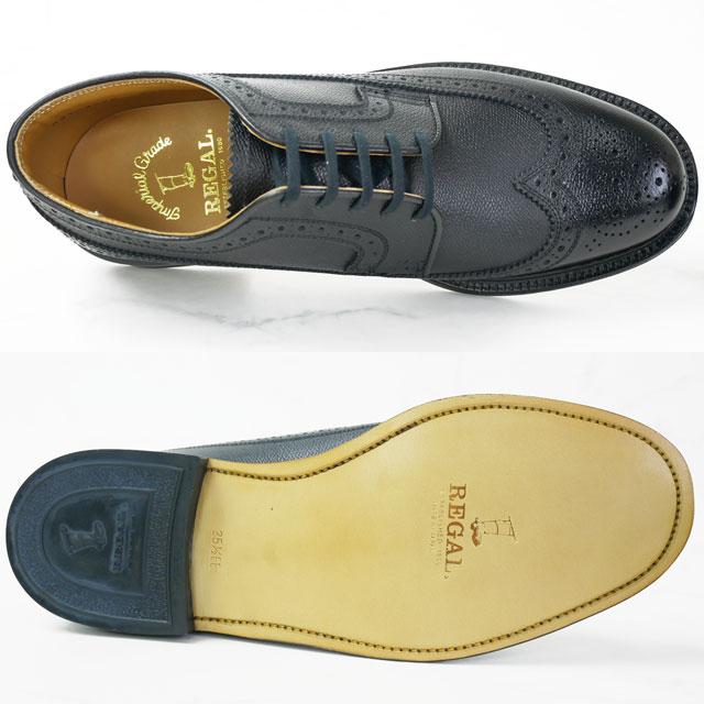 REGAL（リーガル） 爆買 メンズ ビジネスシューズ ウィングチップ