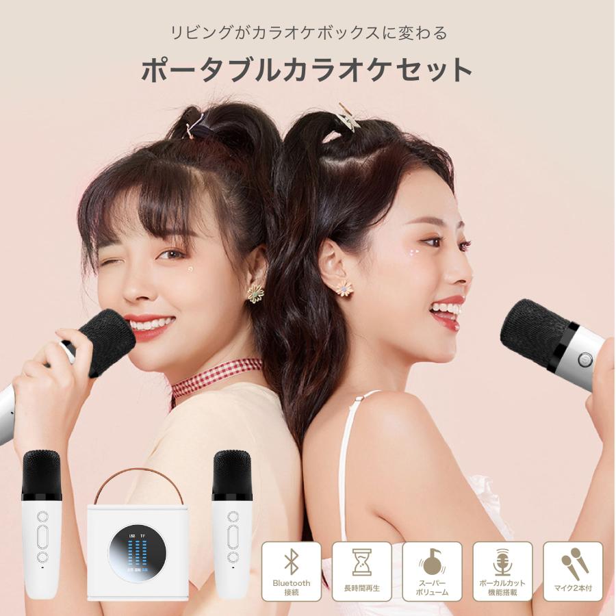 Smaly（スマリー） ミニカラオケボックス マイク スピーカー ボーカル