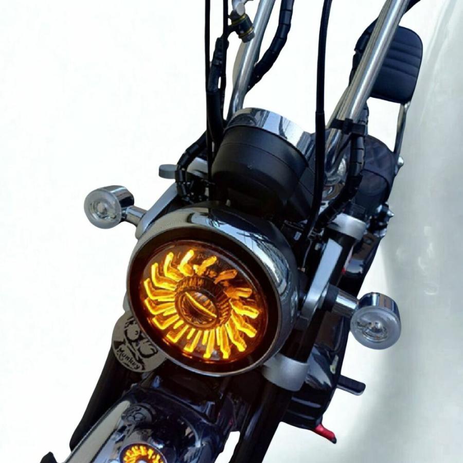 HONDA Monkey モンキー125専用 トルネードLEDヘッドライト サンフレア