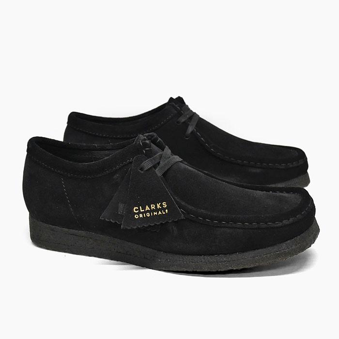 Clarks Originals クラークス ワラビー CLARKS WALLABEE BLACK SUEDE