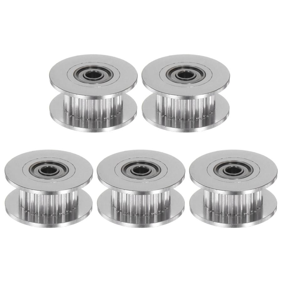 uxcell 2GT タイミングベルトプーリー タイミングプーリー アルミ 20歯