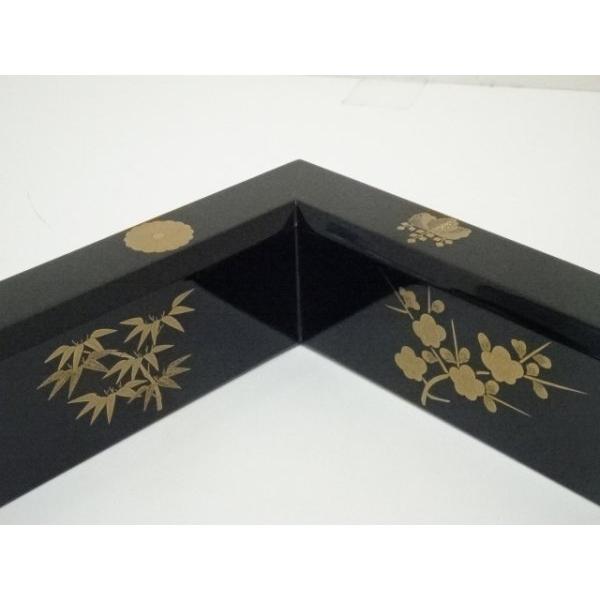 ys7097154; 宗sou 蒔絵師 目代宗芳造 輪島塗高台寺四君子蒔絵炉縁（共