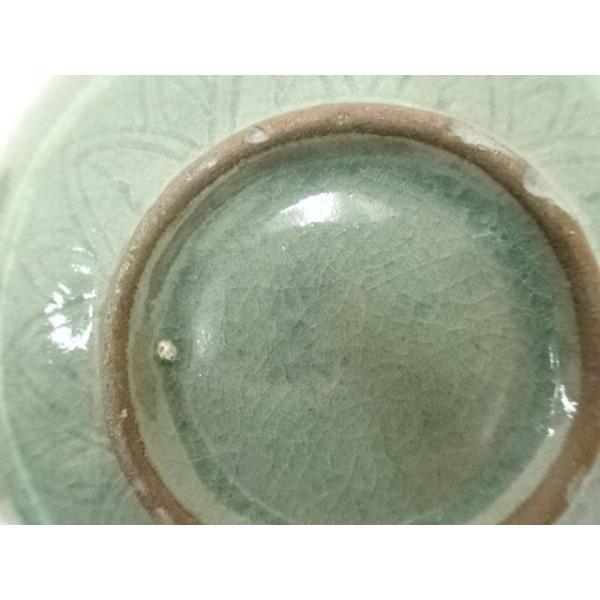 ys7015340; 宗sou 水広陶窯 李貞夏造 高麗象嵌青磁茶碗（共箱）【道