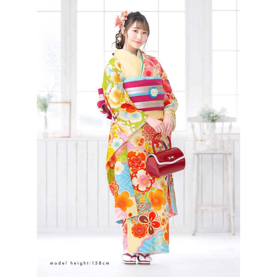 振袖 帯締め 半襟 セット 成人式 販売 日本製 8点セット 絵羽柄