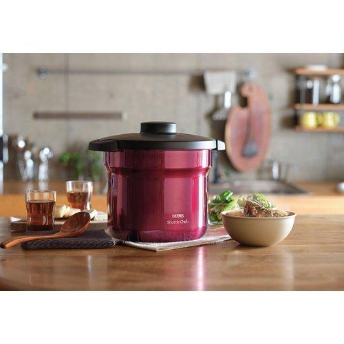 サーモス 真空保温調理器シャトルシェフ 4.3L レッド KBJ-4501 R ( 1個