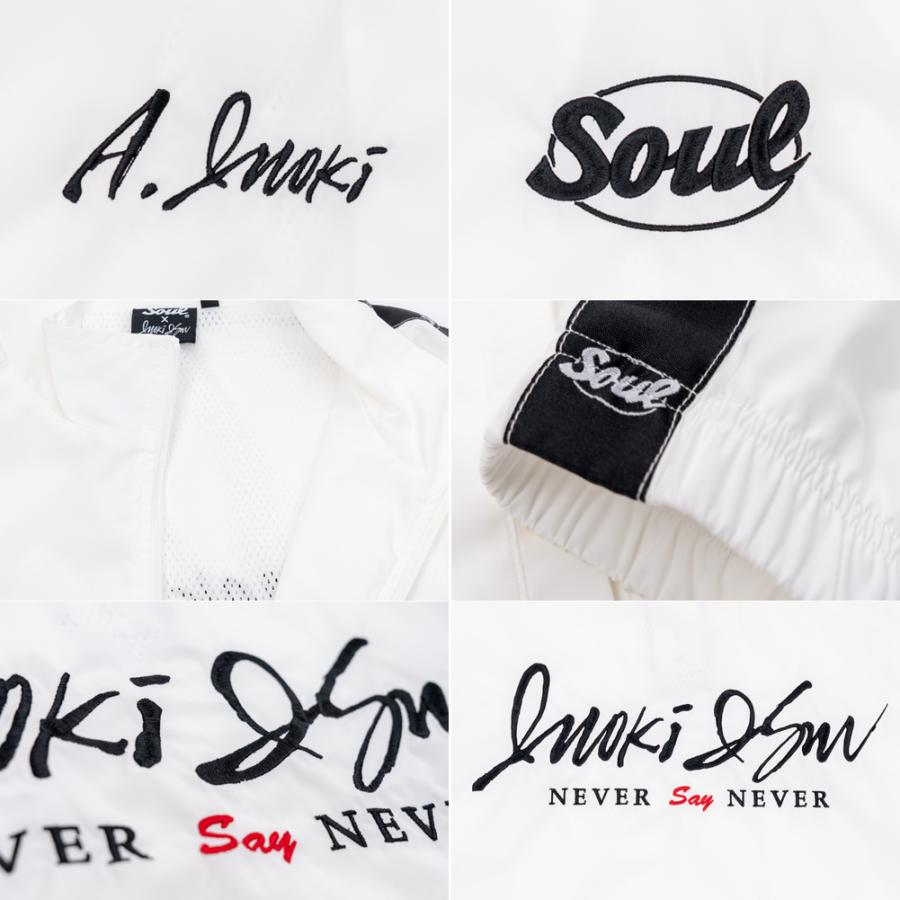 SOUL×アントニオ猪木 セットアップ ジップJKT ラグラン パンツ 袖