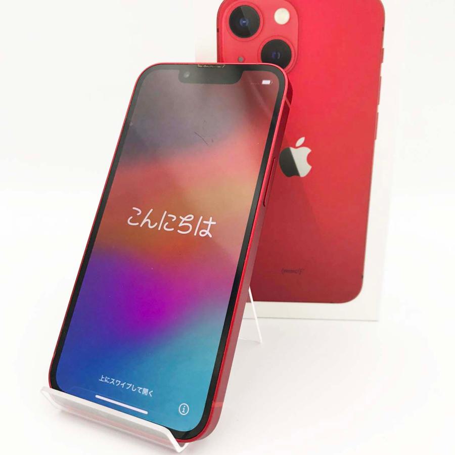 iPhone 13 mini 安心の1年保証！iPhone13 256GB レッド 中古 スマホ