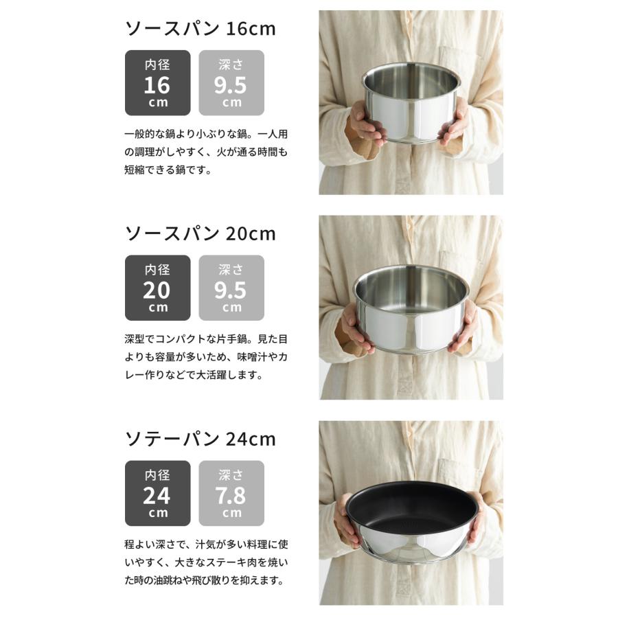 インジニオ・ネオ 送料無料 ティファール T-fal IHステンレス グレース