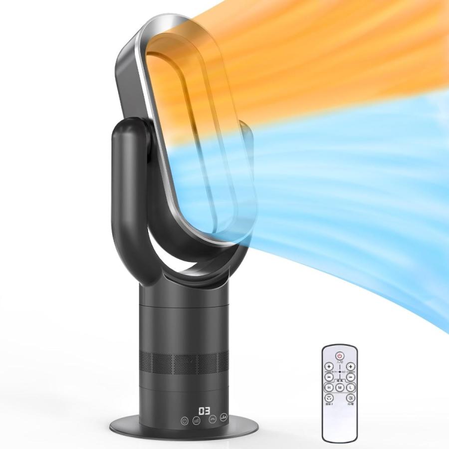 セラミックヒーター 羽なし ファンヒーター 冷暖タイプ 即暖 ヒーター