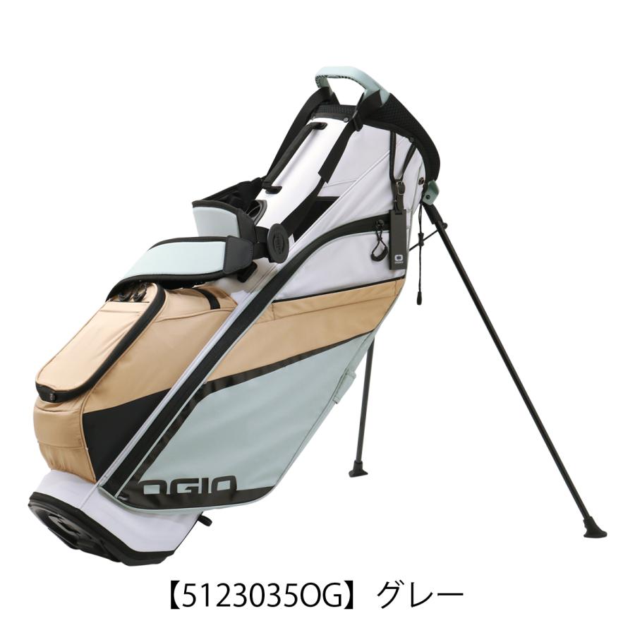 オジオ ゴルフ キャディバッグ スタンド型 4分割 9.5型 47インチ 2.0kg