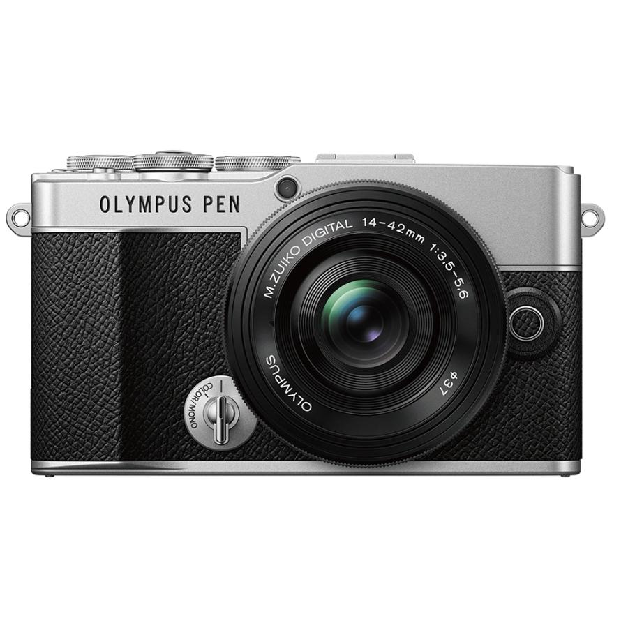 オリンパス（OLYMPUS） ミラーレス一眼 E-P7 レンズキット シルバー