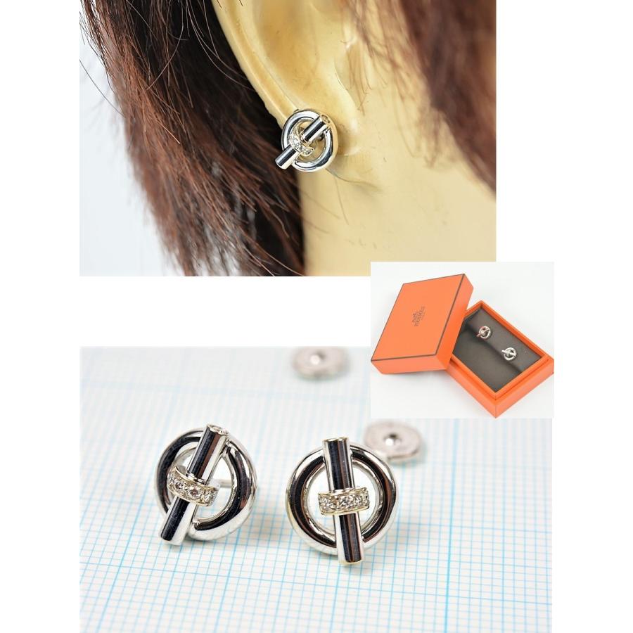 シェーヌ・ダンクル 【美品】エルメス シェーヌダンクル ピアス K18