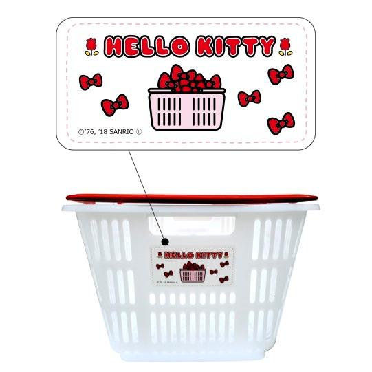 ハローキティ マイバスケット33L 景品 粗品 kitty スーパー カゴ エコ