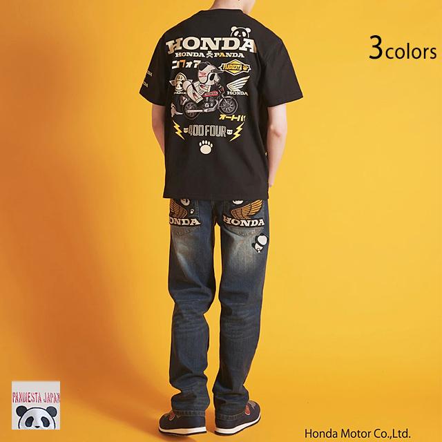 HONDA×PANDIESTA CB400FOUR半袖Tシャツ PANDIESTA JAPAN 523508