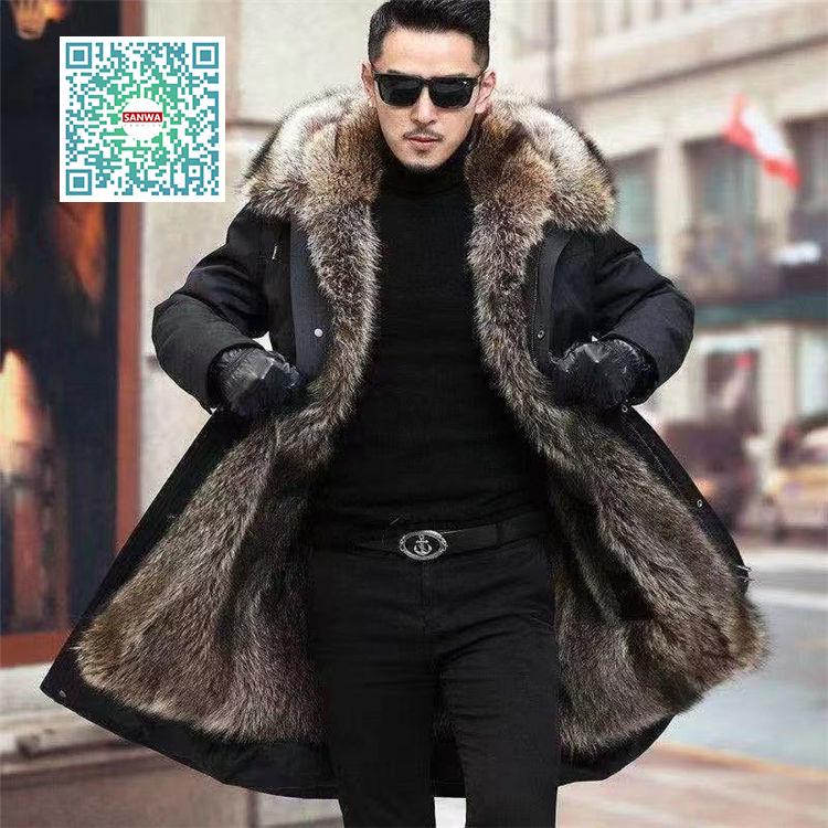 メンズ モッズコート 裏起毛 裏ボア 毛皮コート ファーコート