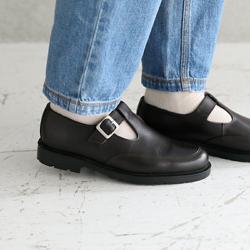 KLEMAN（クレマン） 正規品 T字ストラップレザーシューズ DAISYOR 靴