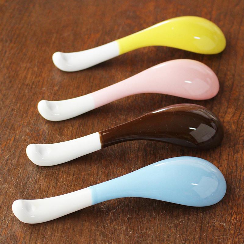 れんげ 15cm 陶器 スプーン 中華食器 持ちやすい かわいい 美濃焼