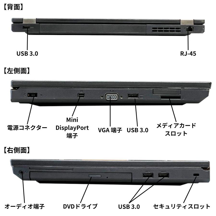 ThinkPad 中古パソコン メモリ16GB HDD500GB 第7世代Corei5 Lenovo