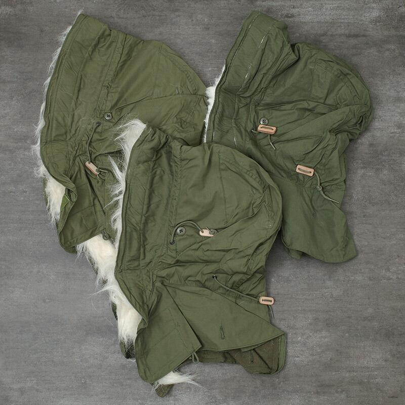 米軍 M-65パーカー用フード アクリルファー デッドストック HE011NN