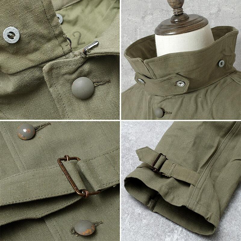 フランス軍 M-35 モーターサイクルコート デッドストック JC005UN WW2