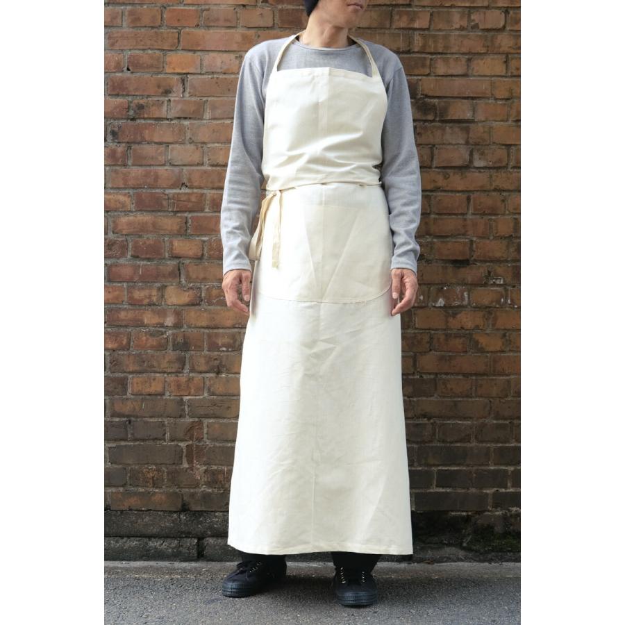 フランス軍 メディカルエプロン リネンコットン オフホワイト デッド