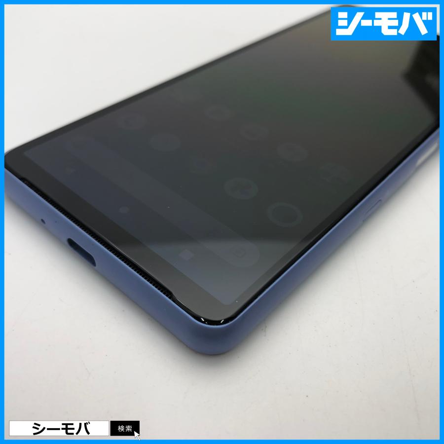 スマホ Xperia10 III 5G A102SO ブルー SIMフリーSIMロック解除済 Y