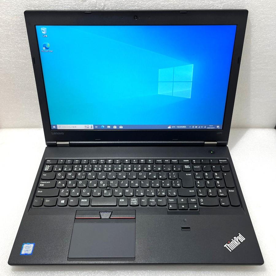 ThinkPad Lenovo L570 Core i7-7500U 8GB SSD256GB 15.6型 HD1366x768