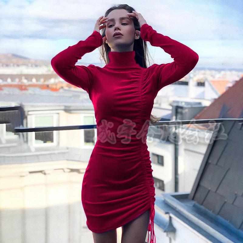 ベロア ミニワンピース レディース ボディコン タイトスカート ドレス