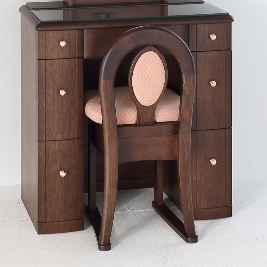 関本家具装芸 ドレッサー用椅子 タイプK 収納付き 買い換え 4色