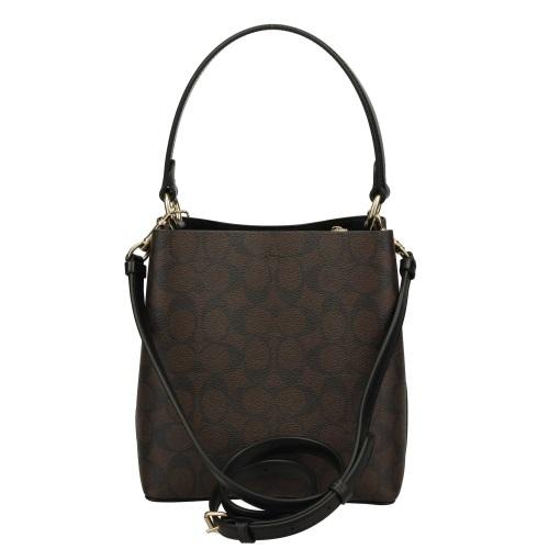 コーチ アウトレット COACH ショルダーバッグ シグネチャー ブラウン
