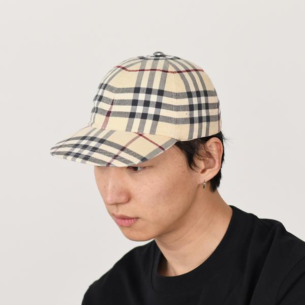 BURBERRY（バーバリー） 帽子 キャップ 8073370 チェック コットン