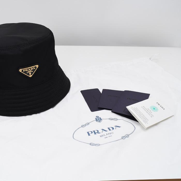 PRADA（プラダ） バケットハット 帽子 Re Nylon 1HC137 2DMI ロゴ